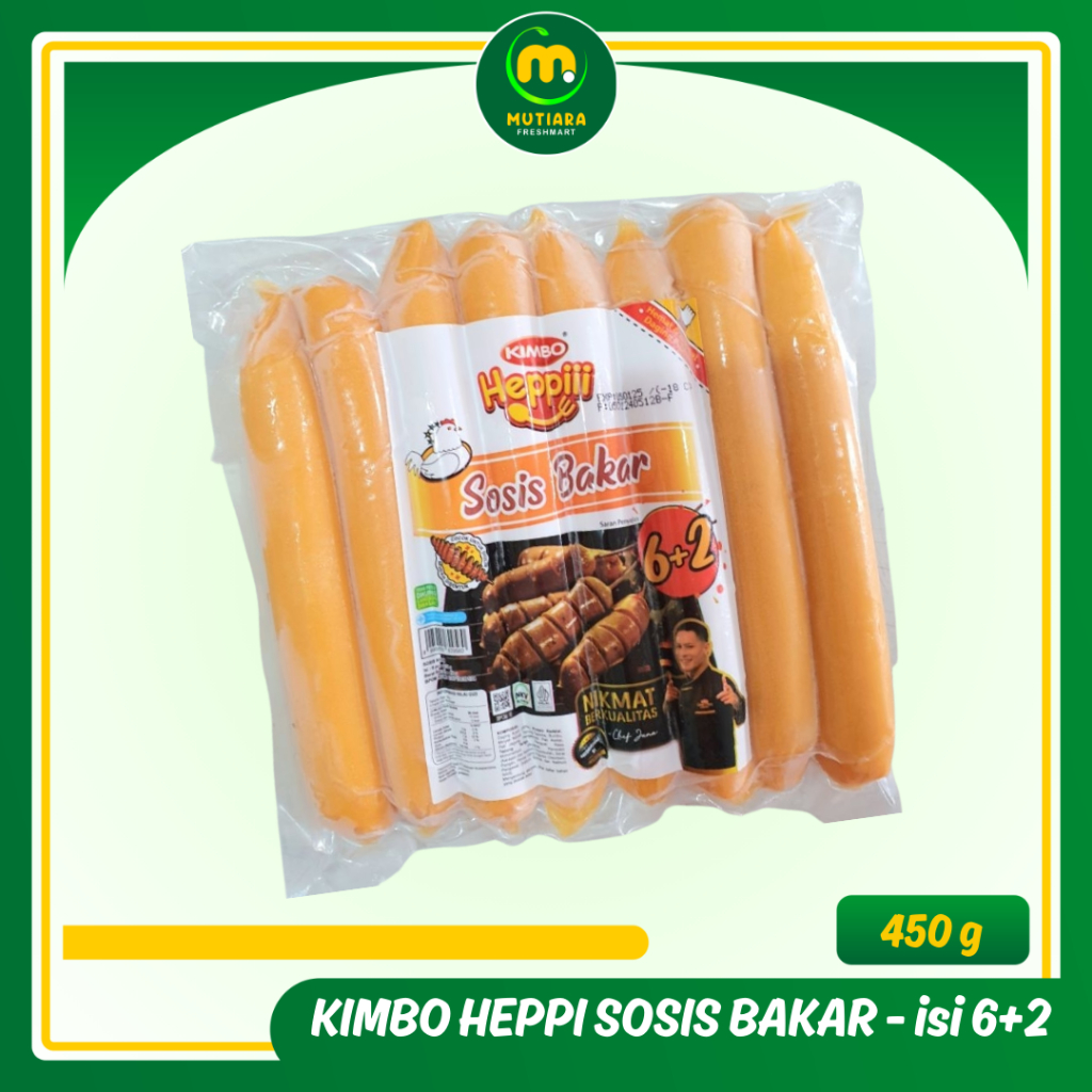 

KIMBO HEPPI SOSIS BAKAR AYAM 450 GR ISI 8PCS