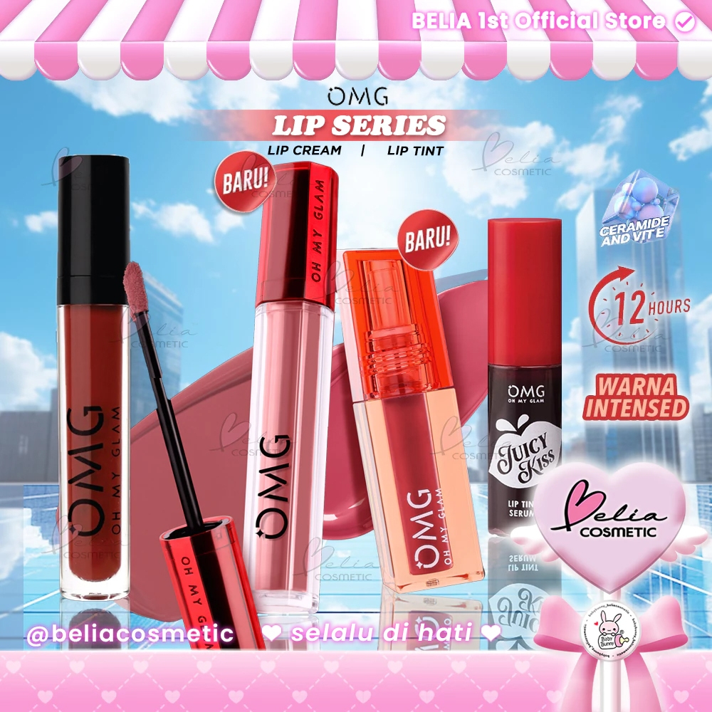 ❤ BELIA ❤ OMG OH MY GLAM Lip Series | Mattelast Lip Cream 2.9 g | Lip Tint | Lipstick