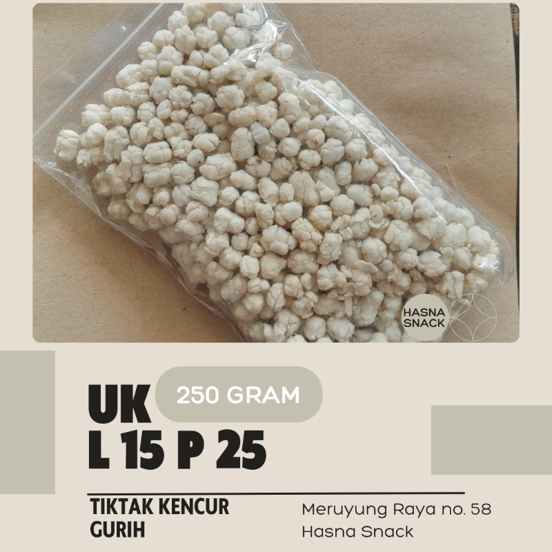 

[Hasna Snack] Pilus Cikur/Sukro Cikur/Tiktak Cikur/Titac Pilus Sukro Cikur/Tiktak Kencur/Snack Kiloan 250 Gram