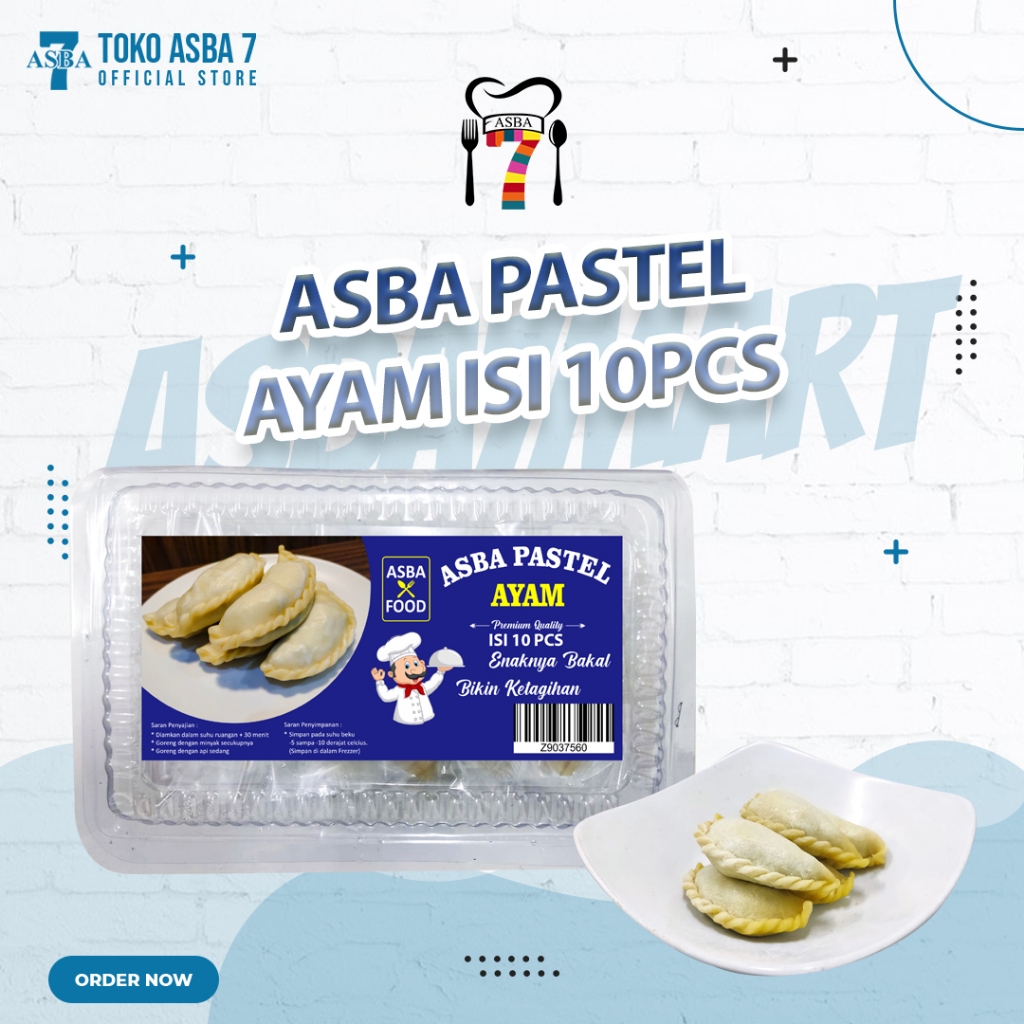 

ASBA FOOD PASTEL AYAM ISI 10PCS