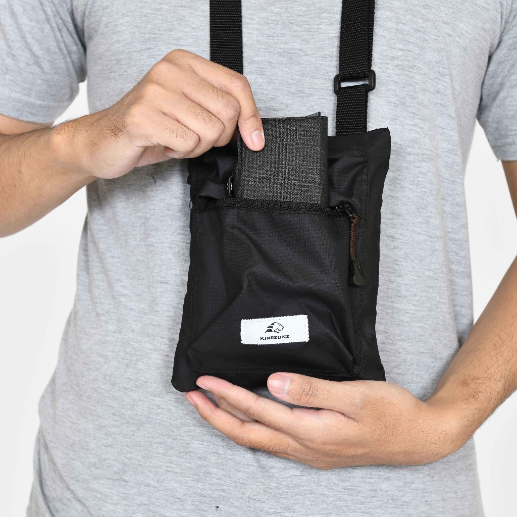 Tas selempang mini Hp Anti air Dompet hp waterproof Gantung leher - Hanging wallet pria wanita - Tas