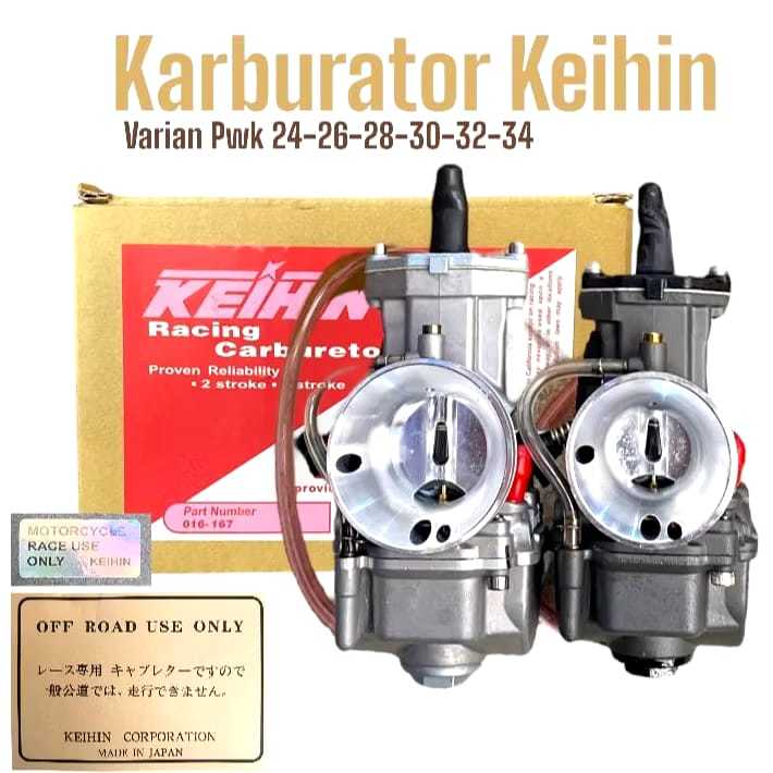 KARBURATOR KARBU SUDCO PWK 24 26 30 32 34 SUDCO KEIHIN SILVER HITAM