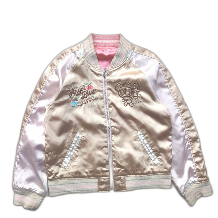 jaket anak AngelBlue Kids sukajan reversible jacket reversible varsity