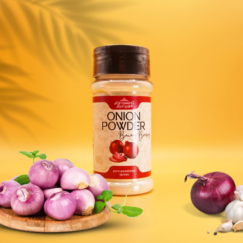 

Kampoeng Rempah | PURE ONION POWDER / Bawang Bombay murni kemasan botol Premium