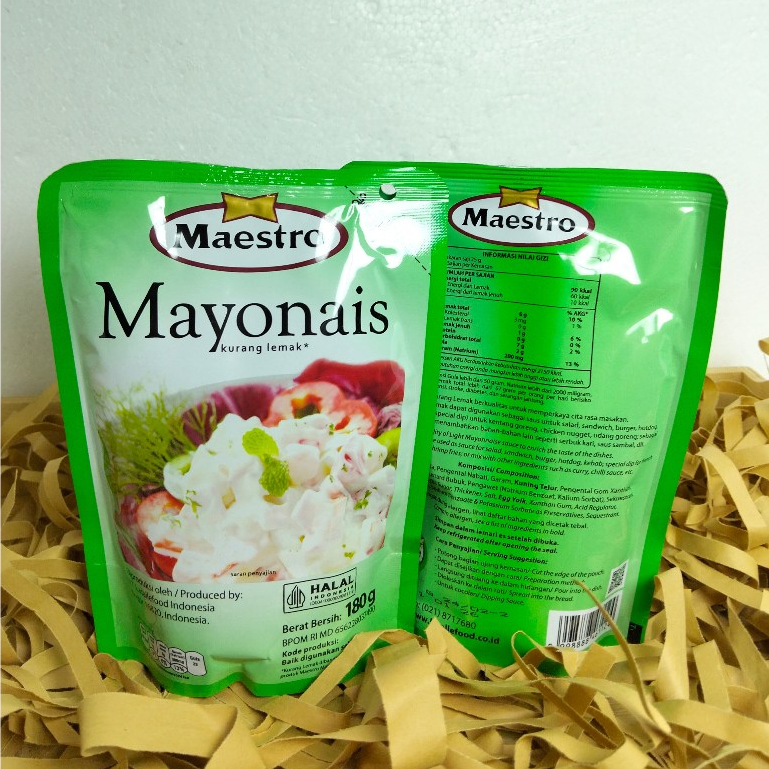 

Mayonais Maestro Kemasan Pouch 180gr/Maestro Mayonais 180gr