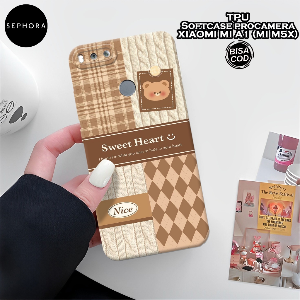 Case Xiaomi Mi A1 (Mi 5X) - Fashion Case Lucu - Softcase Xiaomi Mi A1 (Mi 5X)  - Case Pro Camera - C