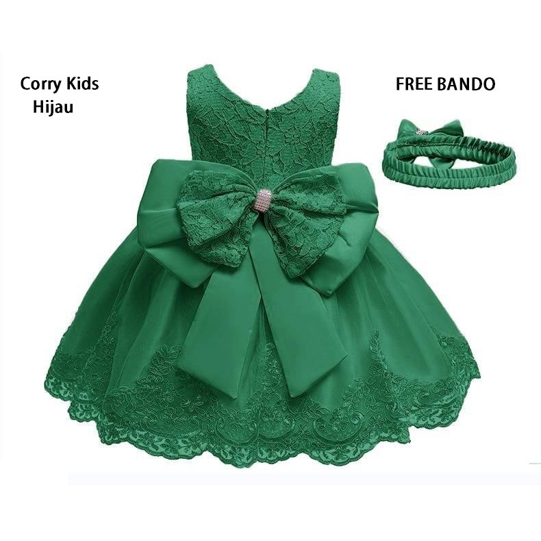 Dress Gaung Pakaian Perempuan Princes Usia 6 7 8 9 10 Taun Dhres 1-5 Tahun 10-14 Th Kostum Rok Korea