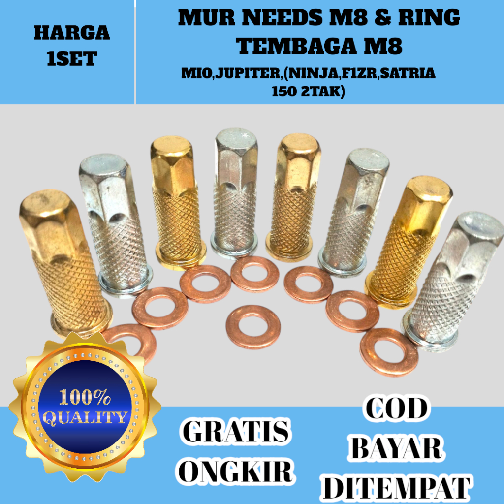 MUR NANAS GOLD M8 HEAD RX KING RXK RXZ RXS MUR HEAD NANAS F1ZR SATRIA NINJA MUR BLOK HEAD MIO JUPITE