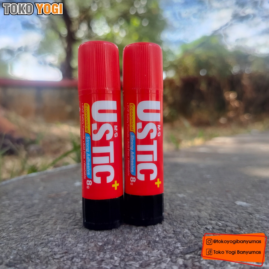 

M&G GLUE STICK USTIC RED / Lem Stick 8gr / Perekat Kertas