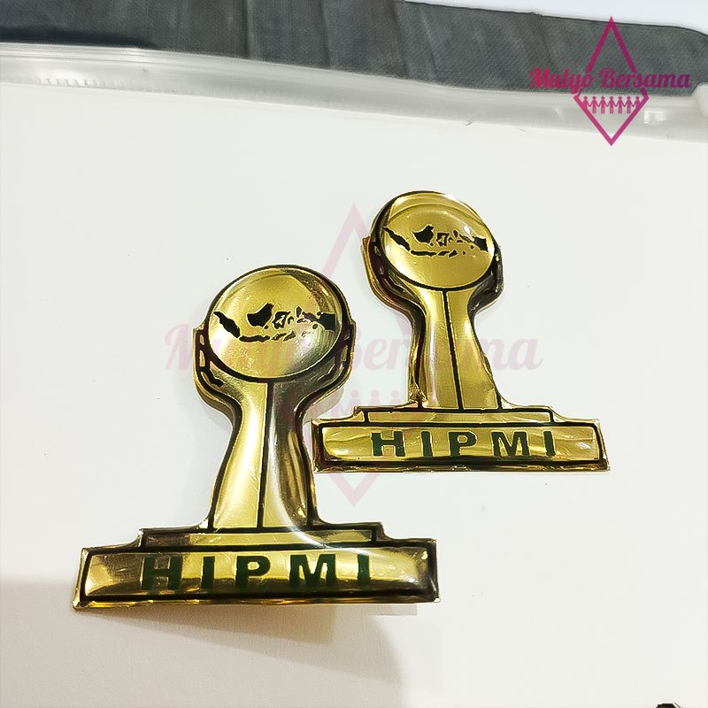 Pin Bros Hipmi Magnet Peniti Pin Logo Hipmi Hijau Fiber Pin Hipmi Fiber - Mulyo Bersama