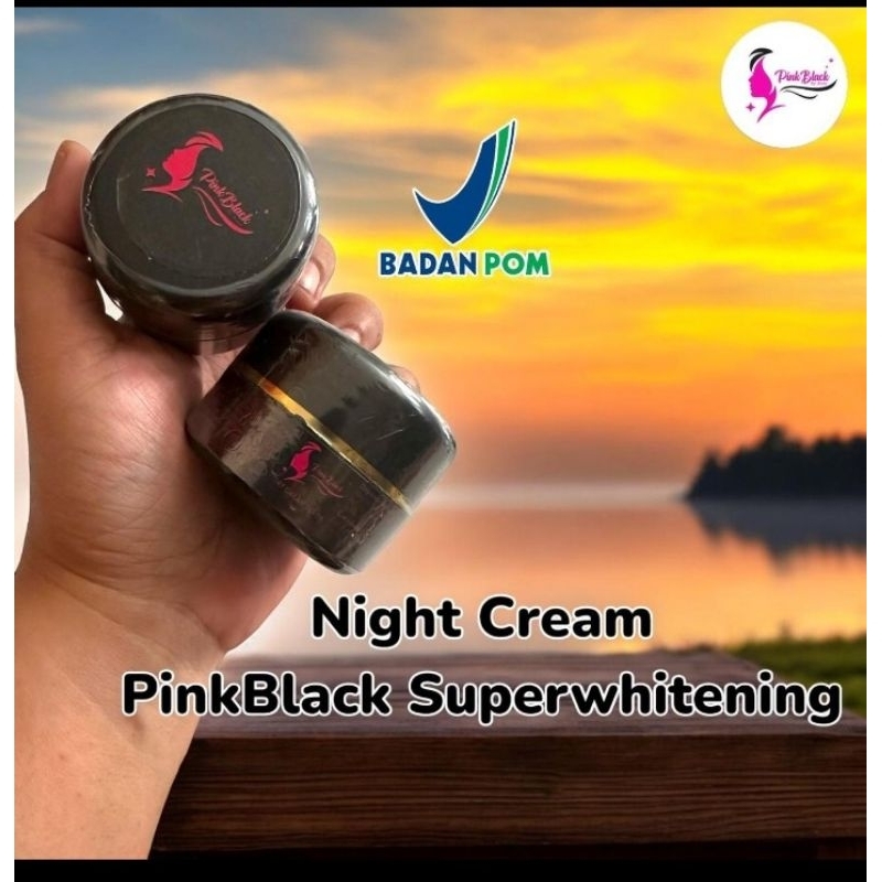 ECER AURA SKINCARE NIGHTCREAM PINKBLACK BPOM (BISA COD)