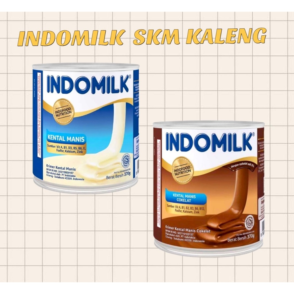 

INDOMILK SUSU KENTAL MANIS KALENG 370G/centraltrenggalek