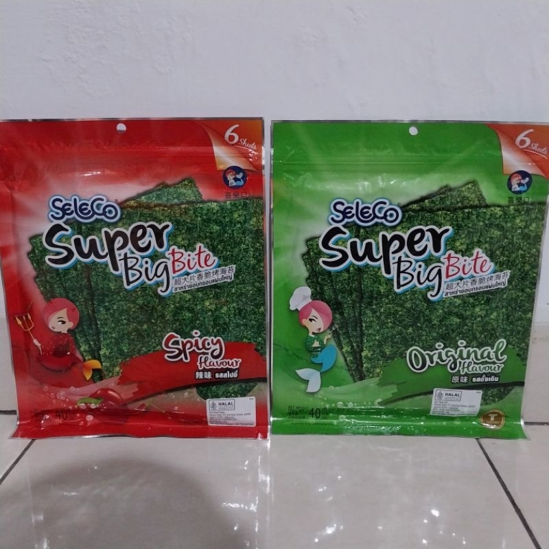

seleco super big bite crispy seaweed (isi 6sheets)