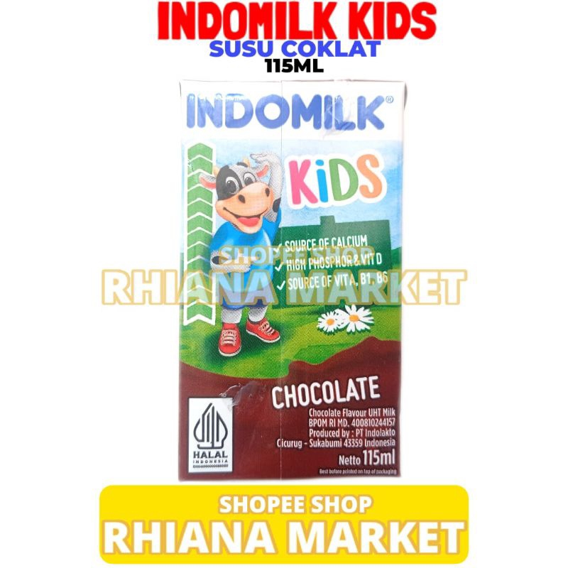 

Susu Coklat Indomilk Kids 115 ML