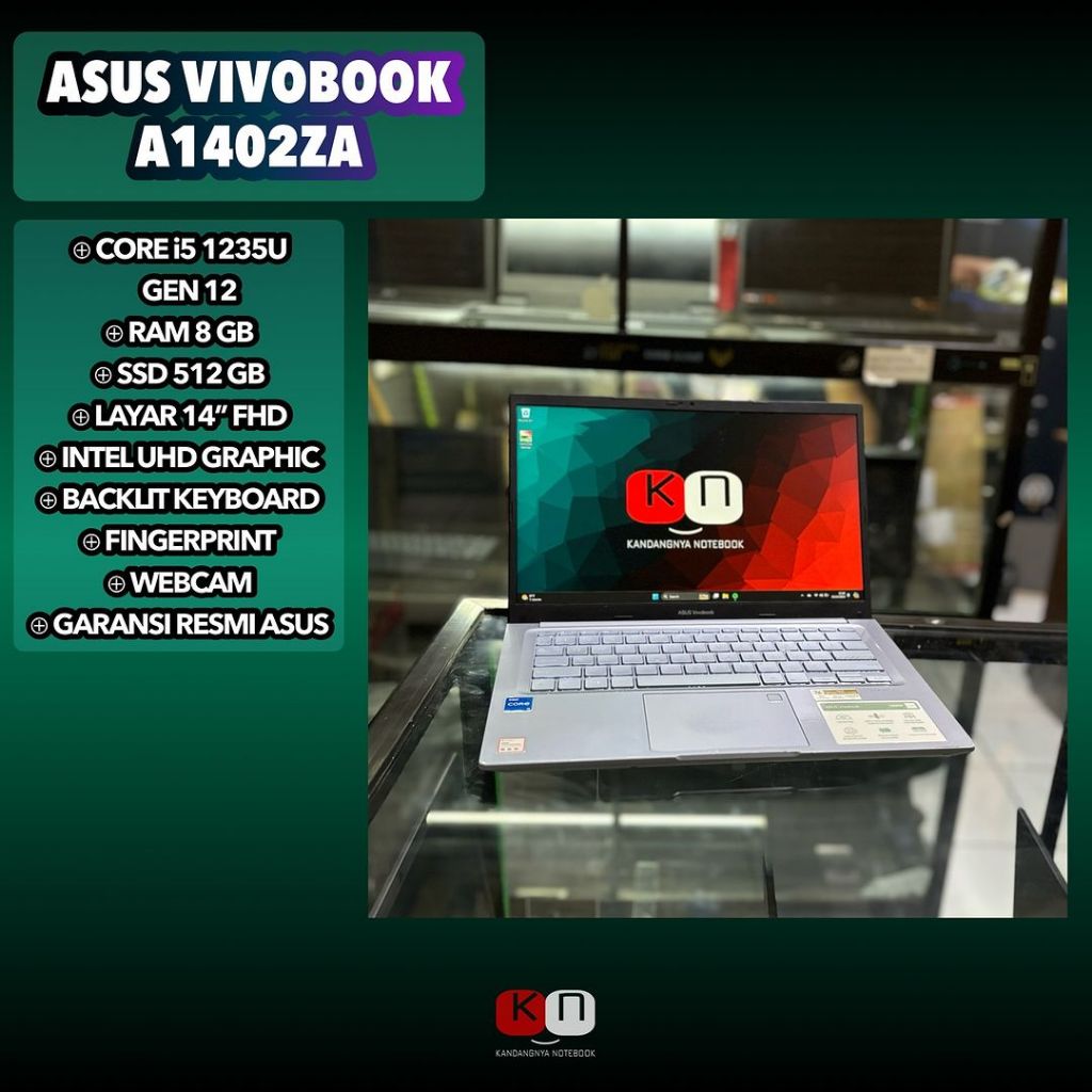 Asus Vivobook A1402ZA Core i5 1235U Ram 8GB Ssd 512GB 14inch Fhd