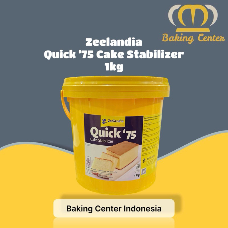 

Zeelandia Quick 75 SP 1kg - Quick 75 SP Cake Emulsifier 1kg