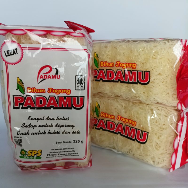 

BIHUN JAGUNG PADAMU KEMASAN JUMBO 320gr [MERAH]