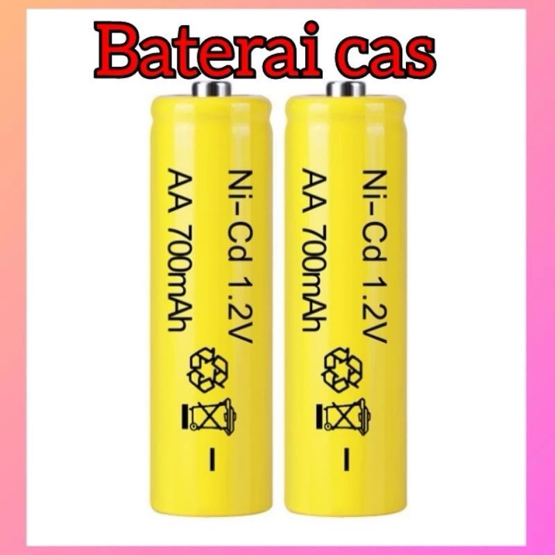 BATERAI CHARGER BISA DI ISI ULANG AA 700 MAH / AAA 600 MAH PER 1 BIJI