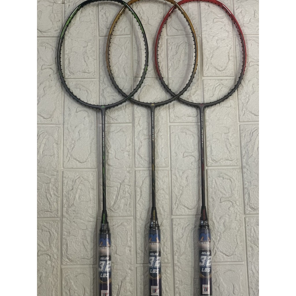 RAKET BADMINTON NEW POWER MAX POWERMAX 900 BOOTS TERBARU KUAT 32LBS ORIGINAL