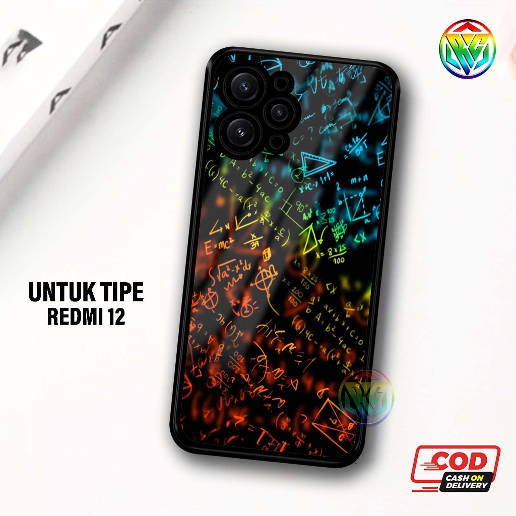 Real Case Xiomi Redmi 12 Terbaru Case kilau - New Case Glossy casing Hp Xiomi Redmi 12  [Motif RMS] 
