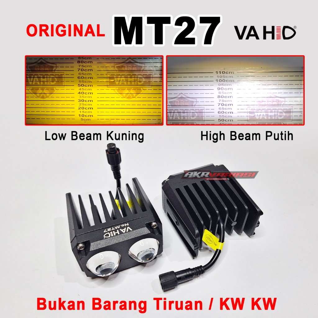 MT27 Vahid | Mini LED Projector Lens U-Series Original Vahid | Lampu Tembak Lampu Sorot Mini Projie 