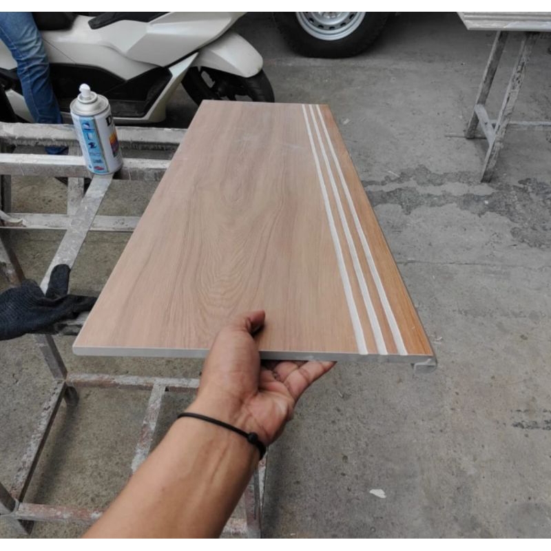 granit keramik tangga doubel bevel custom ukuran list plint bordes