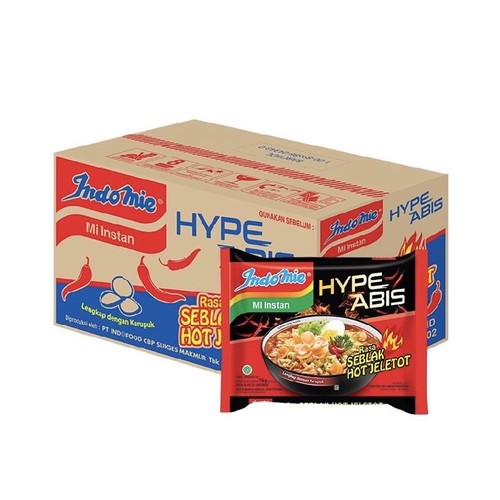 

Mie Instan Indomie Rasa Seblak Hot Jeletot 1 dus / 40 pcs