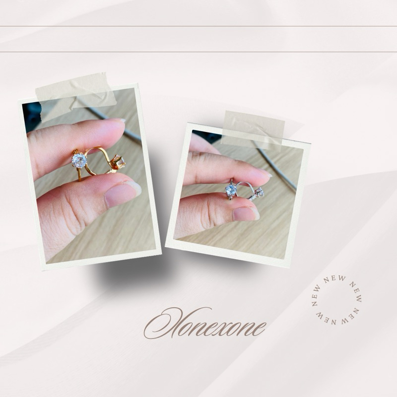 Anting wanita dewasa || Anting permata || Anting Daisy