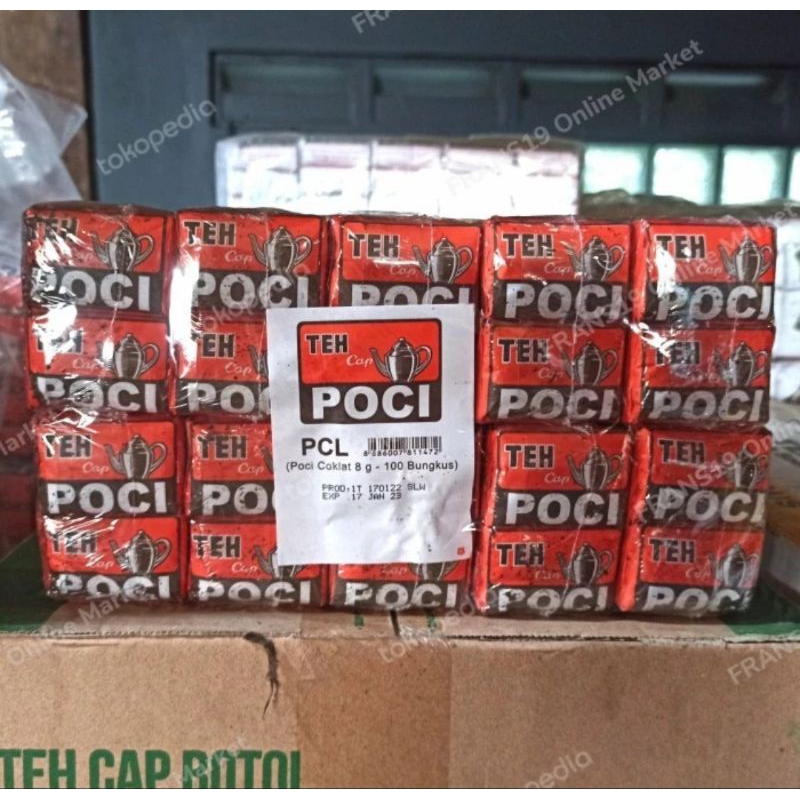 

1 bal teh cap poci merah lusinan isi 50 pcs