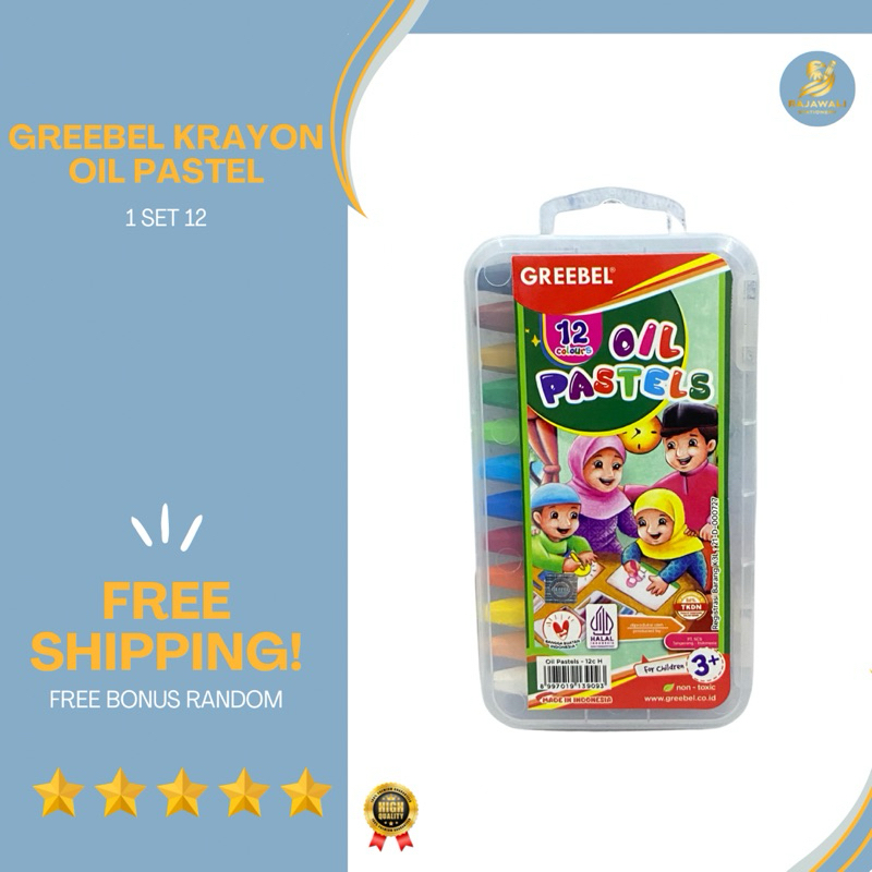 

Greebel Krayon Oil Pastel 1 Pack 12 Harga Terjangkau + Free Bonus Random!!