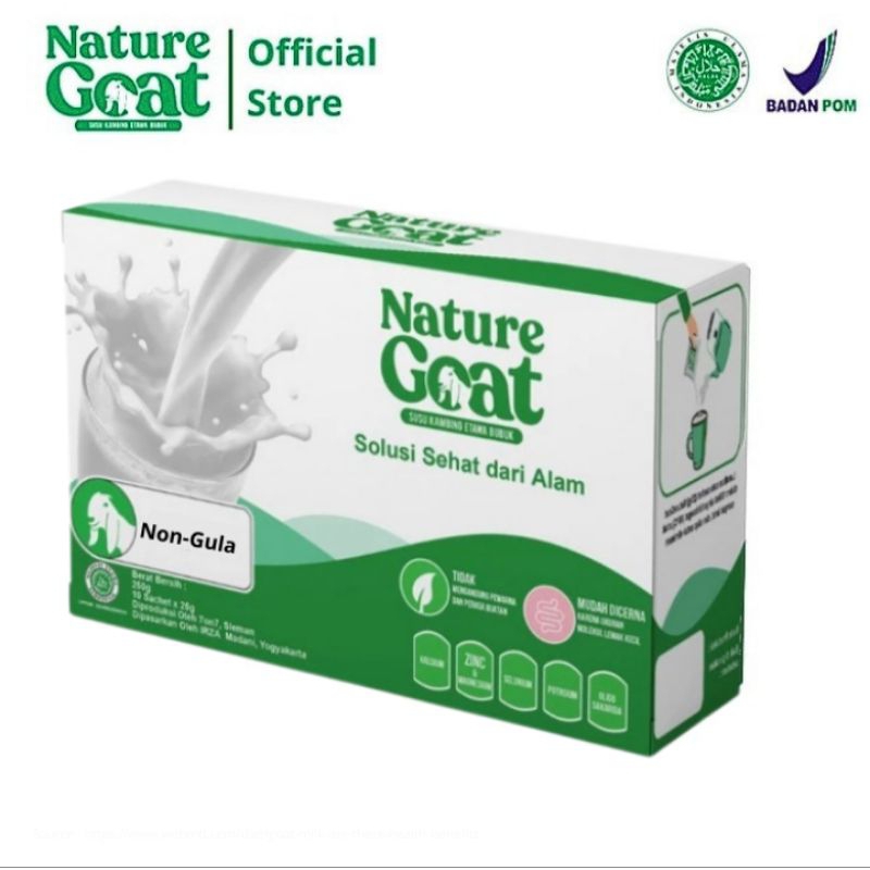 

Susu Kambing Etawa rasa Non-Gula - NatureGoat