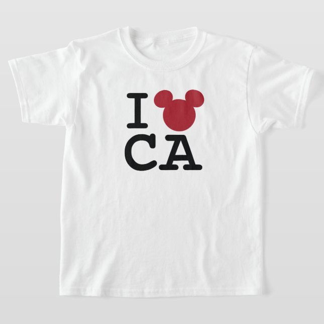 Kaos Lucu I Love Mickey California Tshirt