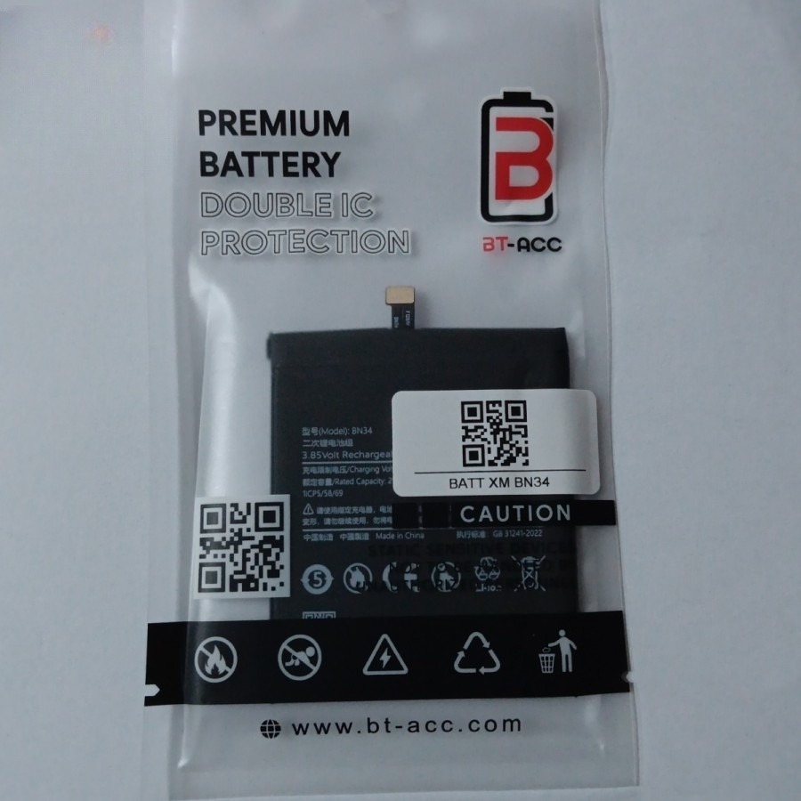 BATERAI 100% ORIGINAL XIAOMI REDMI 5A - BN34