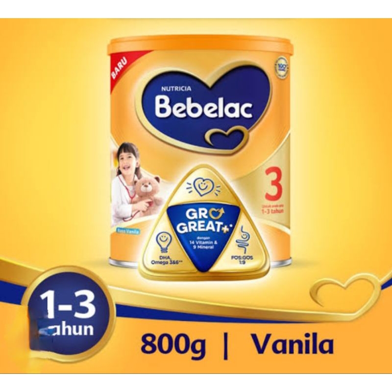 Susu Bebelac 3+ Vanila 800gr