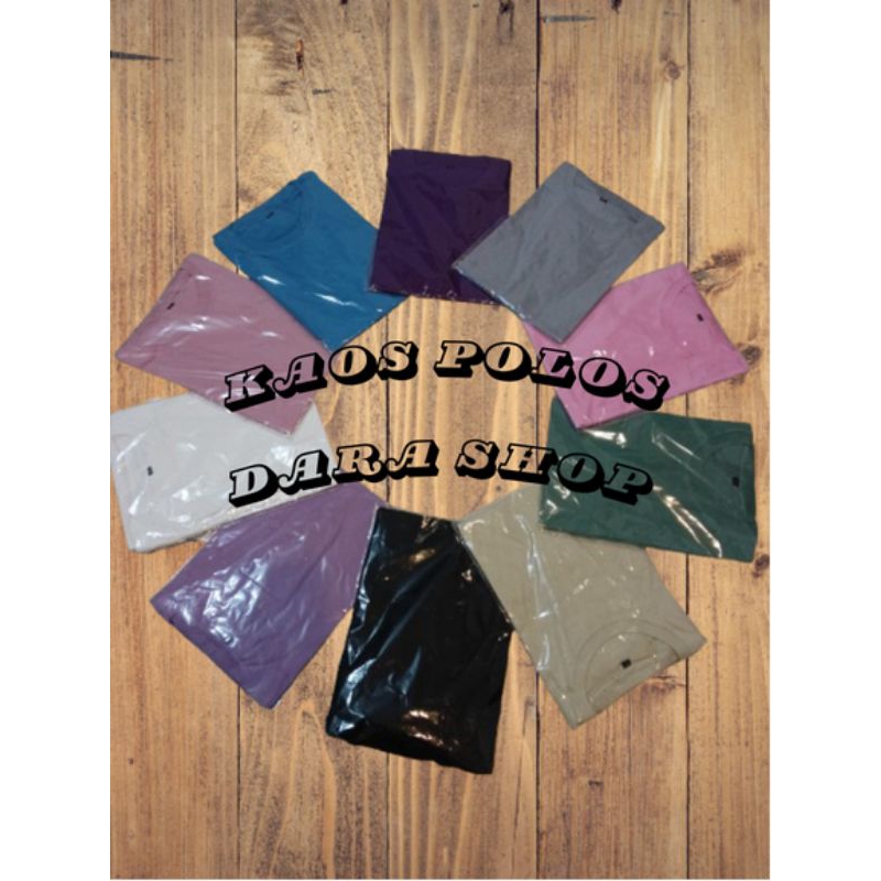 kaos polos 30s lengan pendek pria wanita/ungu muda
