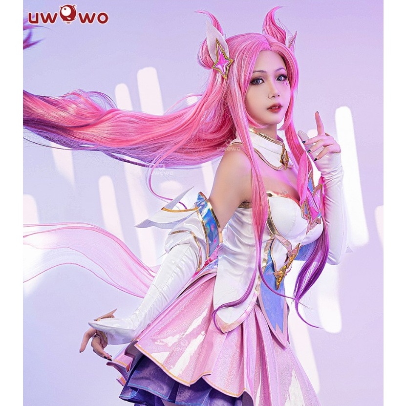 【Uwowo】League of Legends cosplay Kaisha cosplay Costume and Kaisha Wig