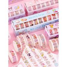 

WASHI TAPE FANCY SANRIO MOMO SZ-151 / ISOLASI, solasi / MASKING TAPE KUROMI MELODY (1PCS)