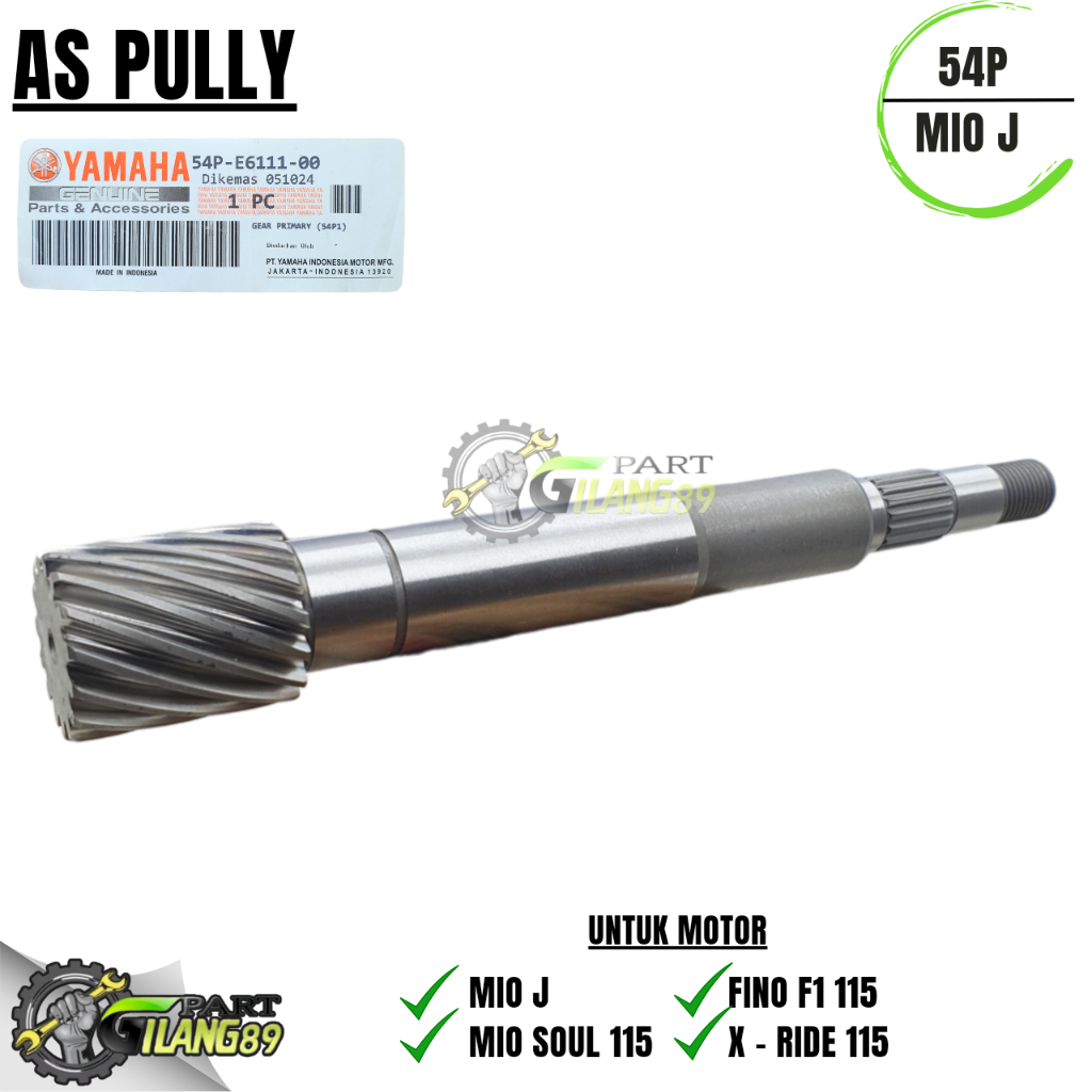 AS PULLY CVT BELAKANG MIO J / MIO GT / SOUL GT / XDIRE 115 / FINO F1