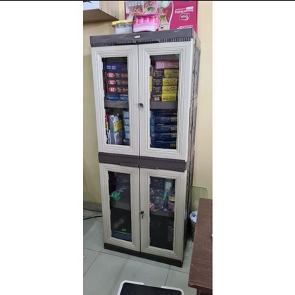 LEMARI KACA LEMARI ARSIP LEMARI TAS LEMARI BUKU LEMARI KACA SERBAGUNA AKAKO LHB