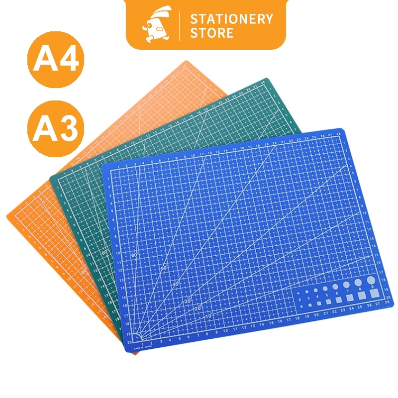 

cutting mat a4 a3/Alas Potong Kertas/PVC Self Healing untuk Cutting Mat-Rabbit Stationery