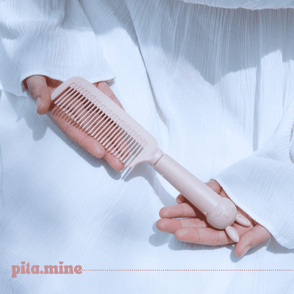 

pita.mine Sisir Rambut Kelinci Bunny Lucu Hair Comb