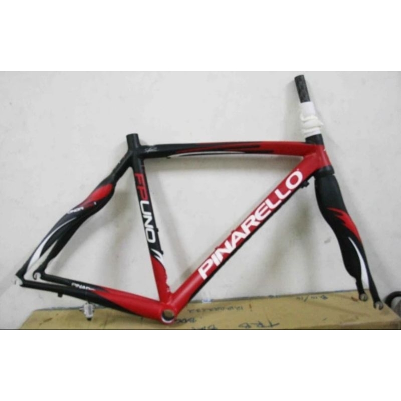 Frame Pinarello FP UNO Size 48 Alloy Carbon Batang Sepeda Balap Pinarello Original