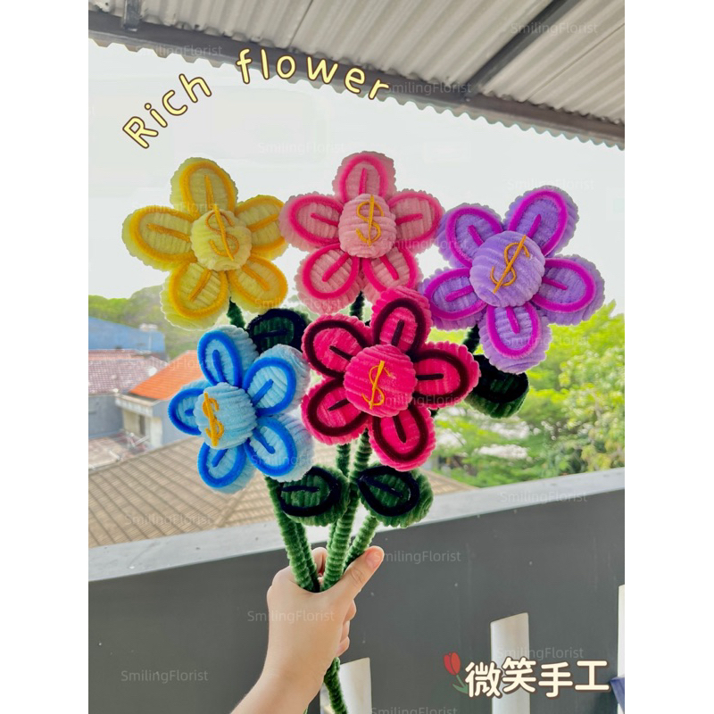 Pipe Cleaner Bunga Rejeki | Rich Flower Pipe Cleaner