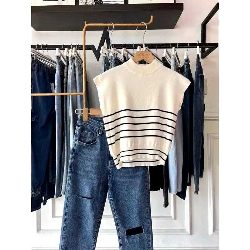 VEST KNIT - VEST RAJUT PREMIUM - ROMPI RAJUT WANITA