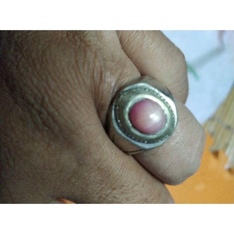 Batu Permata Ruby Pink Star