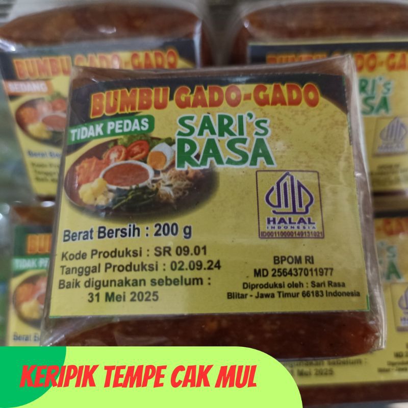 

Bumbu Gado-gado #keripiktempecakmul #oleh-olehkhasmalang