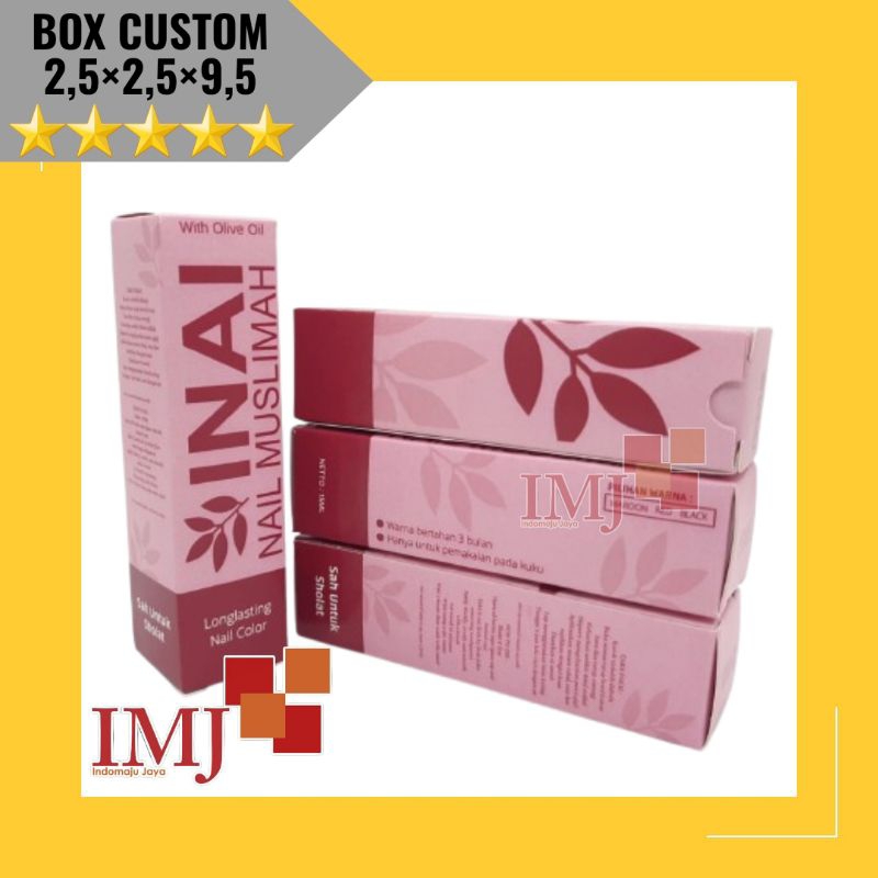 

BOX TONER CUSTOM DESAIN 2,5x2,5x9,5 KARDUS TONER CUSTOM 2,5×2,5×9,5 BOX SERUM CUSTOM