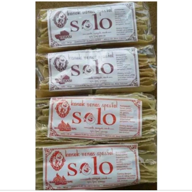 

Karak Beras Spesial Cap SOLO