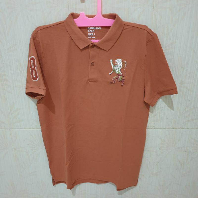 SALE POLO SHIRT GIORDANO 3D LION