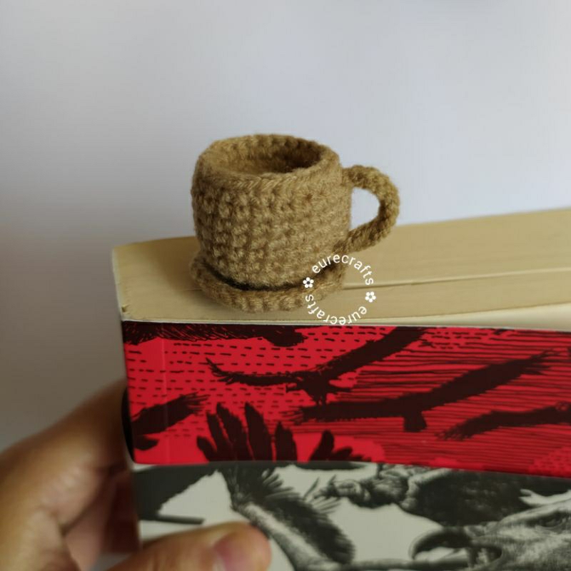 

Teacup Bookmark Crochet - Pembatas Buku Rajut